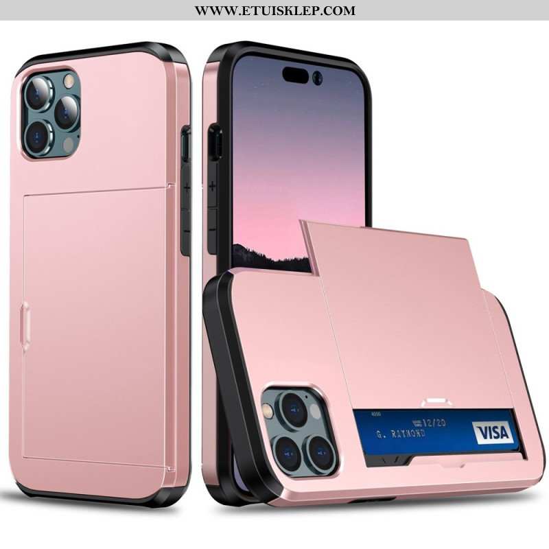 Etui do iPhone 14 Pro Max Dwa Zapinane Na Zamek Etui Na Karty